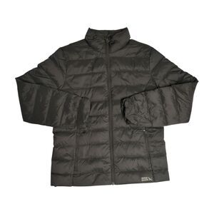 Eddie Bauer Men's Lightweight Water Repellent Packable Puffer Jacket - Black